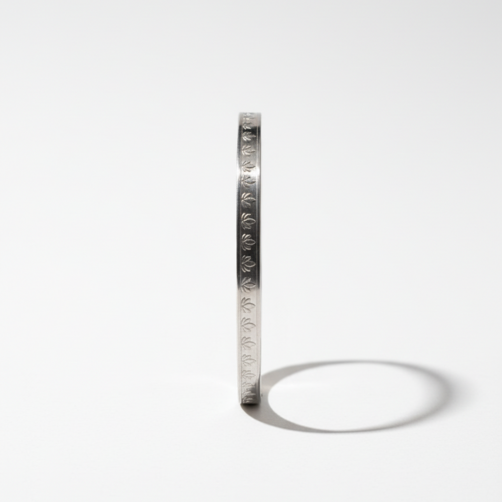 Myrithra Adjustable Stainless‑Steel Bracelet for Women | Silver‑Tone Engraved Bangle