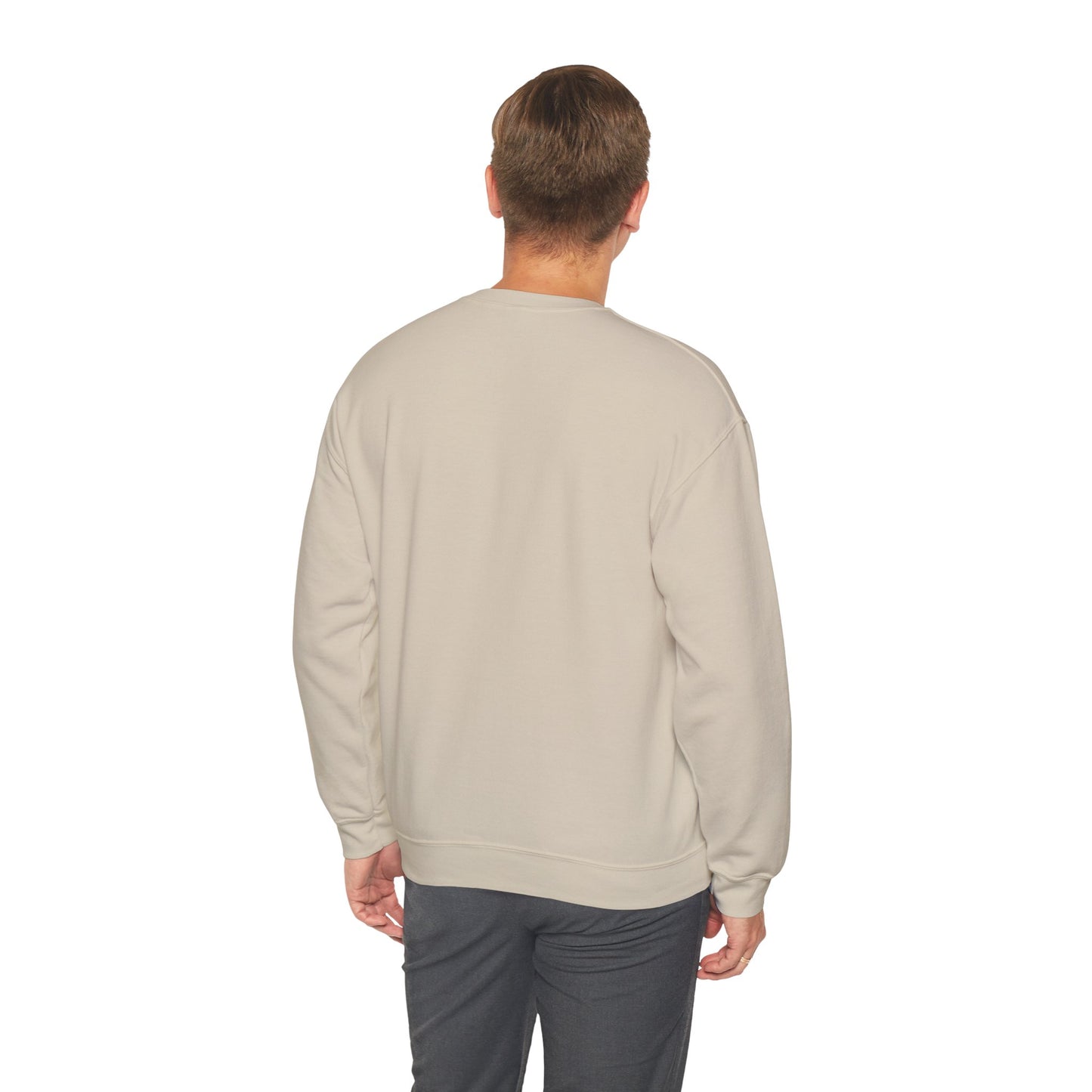 Minimalist White Crewneck Sweatshirt