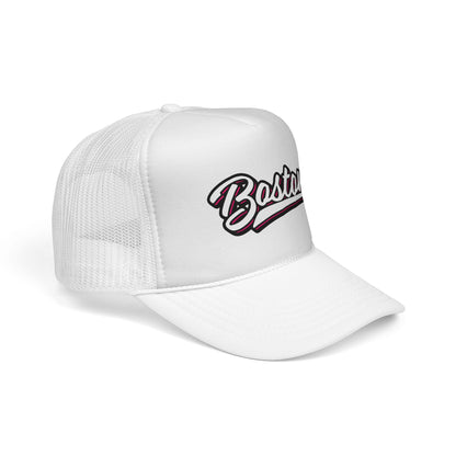 Boston Script Trucker Cap - Vintage Athletic Mesh Hat