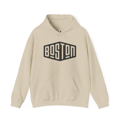 Boston Retro Shield Hoodie – Vintage City Logo Pullover
