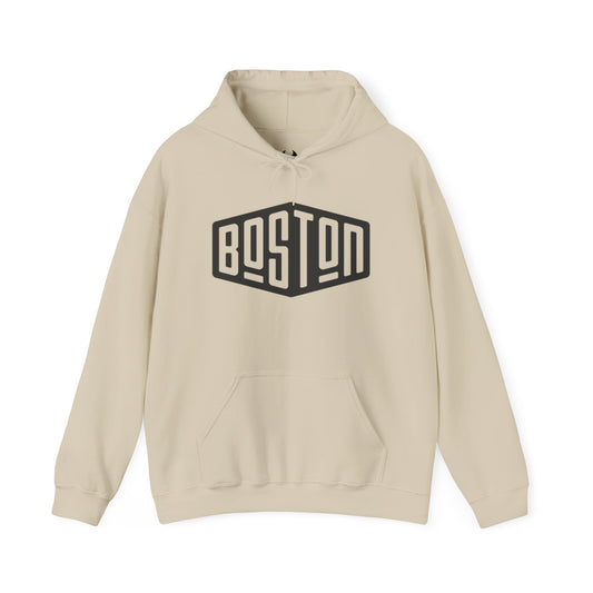Boston Retro Shield Hoodie – Vintage City Logo Pullover