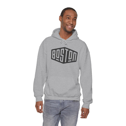 Boston Retro Shield Hoodie – Vintage City Logo Pullover