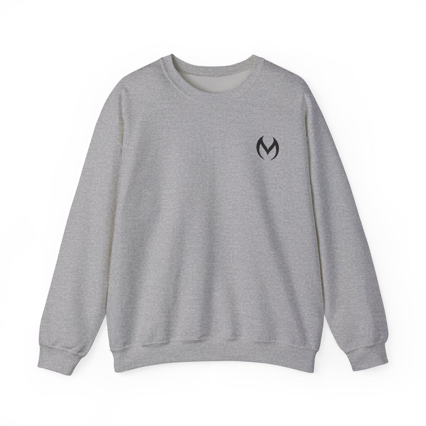 Minimalist White Crewneck Sweatshirt
