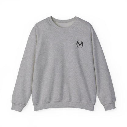 Minimalist White Crewneck Sweatshirt