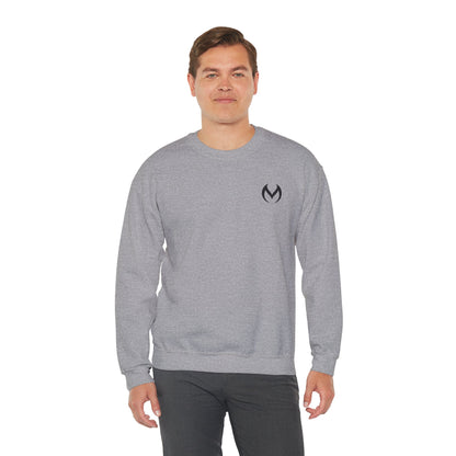 Minimalist White Crewneck Sweatshirt