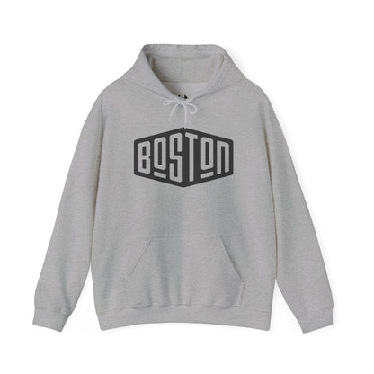 Boston Retro Shield Hoodie – Vintage City Logo Pullover