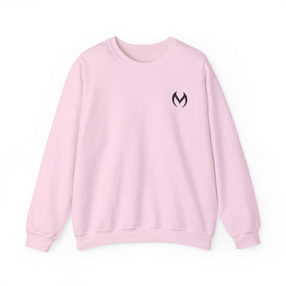 Minimalist White Crewneck Sweatshirt