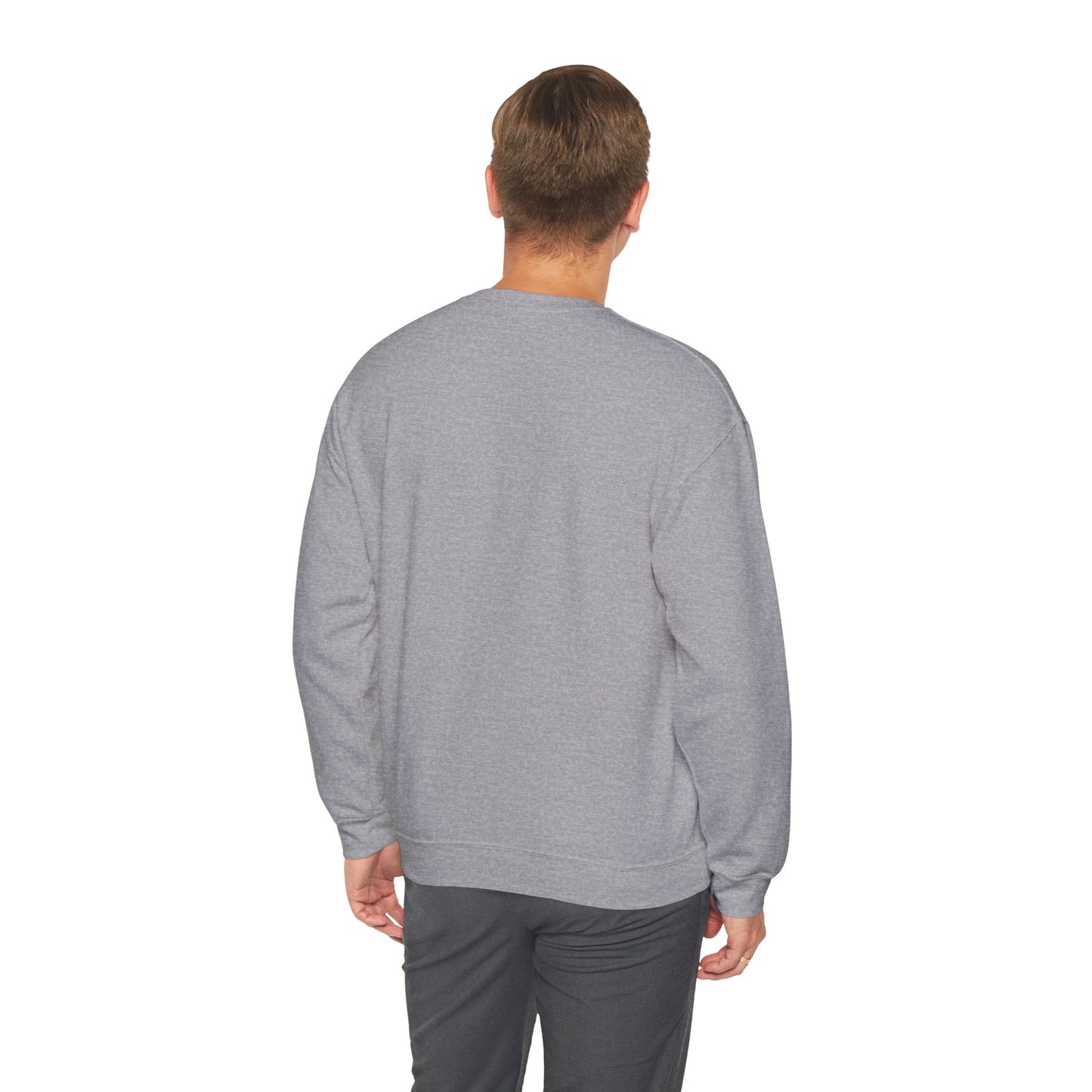 Minimalist White Crewneck Sweatshirt